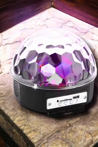 Kompakt Tasarımlı, Telefon Kontrollü Disko Topu Işıkları ürün görseli 1