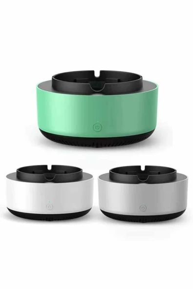 Kül Tablası Hava Temizleyici Araç Akıllı Küllük Duman Temizleyici - Resim 2