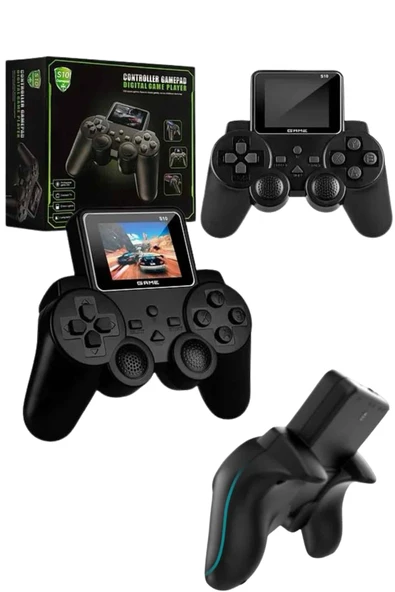 2.4 İnç Ekran 520 Oyunlu Retro Temalı Kablosuz Oyun Kolu El Atarisi - Resim 3