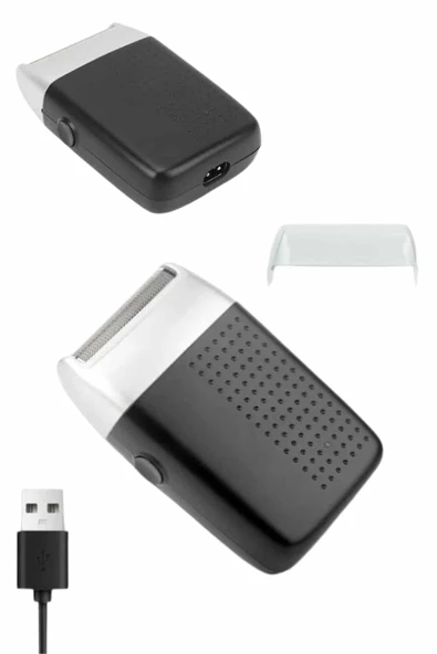 Taşınabilir Şarjlı Kablosuz Mini Tıraş Makinesi Sinek Kaydı Tıraş - Resim 5