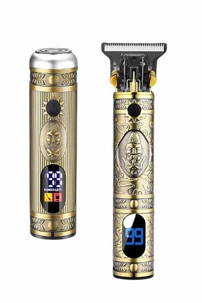 Profesyonel Saç Sakal Vücut Kulak ve Burun Tıraş Makinesi 3 Başlıklı - Resim 4