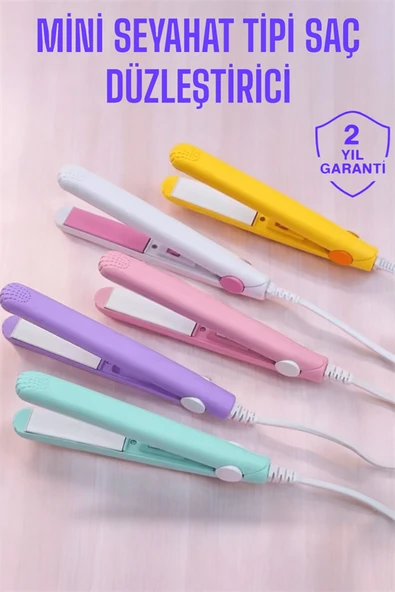 Seramik Kaplama Taşınabilir Mini Saç Düzleştirici Seyahat Dostu Tasarım ürün görseli 1