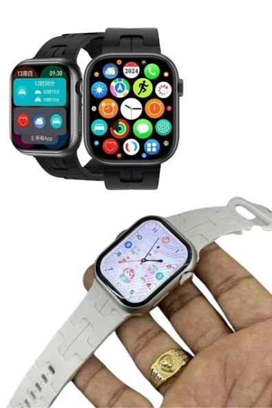 Akıllı Saat Android ve İOS Uyumlu Plastik Kordon Yeni Nesil - Resim 5