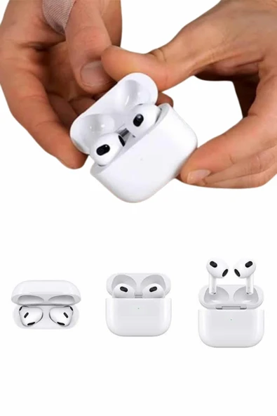 3.Nesil İOS Android Uyumlu Bluetooth 5.0 Beyaz Çağrı Cevaplama - Resim 3