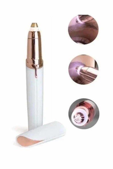 Kaş Bıyık Epilasyon Aleti İnce Uçlu Yüz Için Tüy Alıcı Pilli - Resim 2