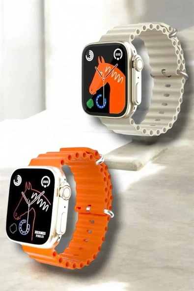 49MM Ekranlı, Kan Basıncı ve Adımsayar Özellikli Bluetooth Akıllı Saat ürün görseli 1