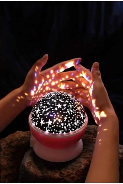 Çocuklara Özel Yıldızlı Gece Lambası - Resim 4