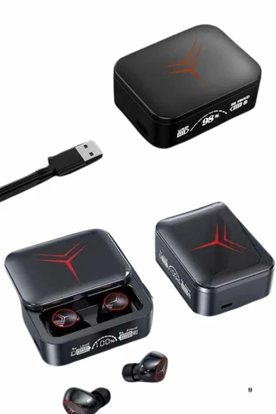 Kablosuz Şarj Göstergeli Powerbank Özellikli Bluetooth Kulaklık Çağrı Cevaplayabilen - Resim 4