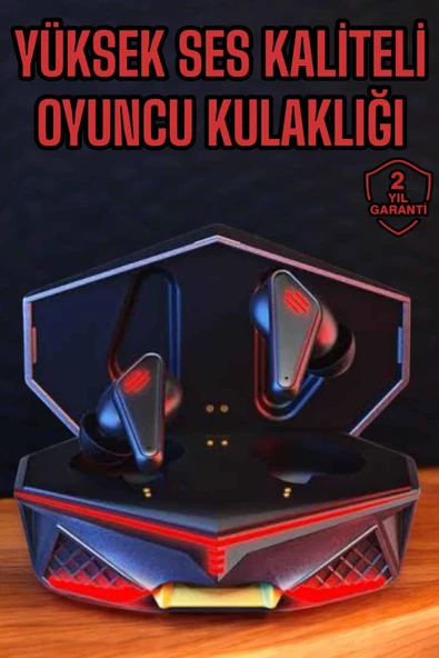 Yeni Nesil Oyuncu Kulaklığı Gürültü Önleyici Uzun Pil Ömrü Bluetooth Bağlantılı ürün görseli 1