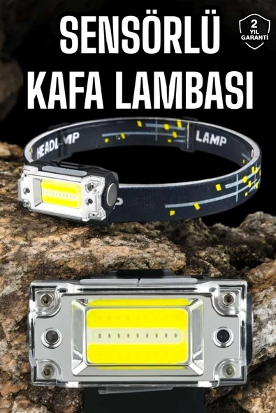 Kafa Lambası Kamp Feneri Balıkçı Feneri Başlıklı Suya Dayanıklı ürün görseli 1