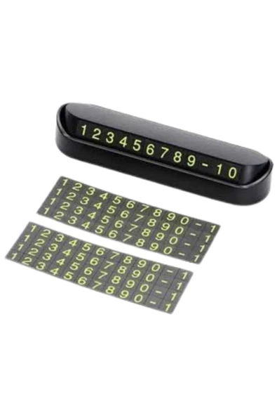 Tüm Araçlara Uyumlu Araç Içi Park Numaratör Oto Araç Numaratör - Resim 2