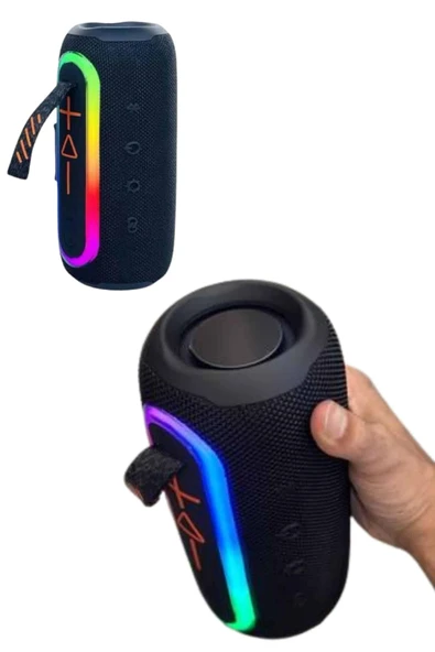 Kablosuz Bluetooth Hoparlör Taşınabilir Çoklu Bağlantılı Özelliği - Resim 4