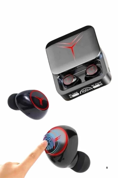 Kablosuz Şarj Göstergeli Powerbank Özellikli Bluetooth Kulaklık Çağrı Cevaplayabilen - Resim 3