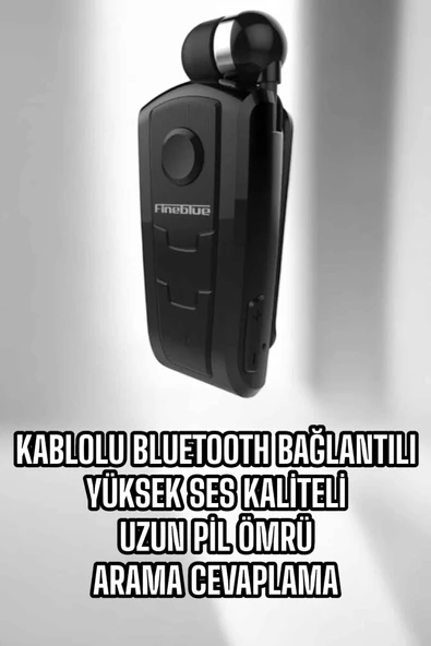 Tüm Telefonlara Uyumlu Mikrofonlu Titreşimli Makaralı Bluetooth Kulakiçi Kulaklık - Resim 3