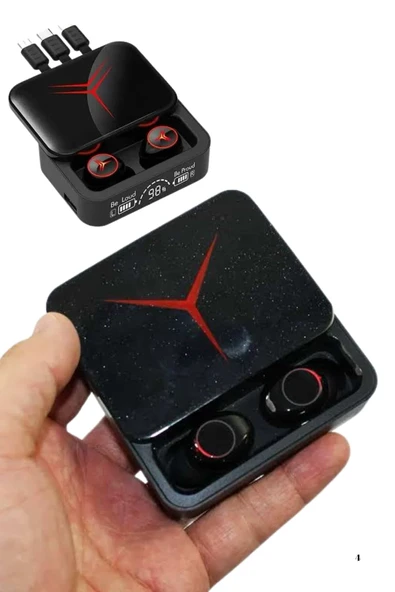 Kablosuz Bluetooth Kulaklık Powerbank Özellikli Göstergeli Hd Mikrofon - Resim 4