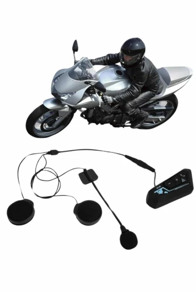 Bluetooth Kask Kulaklığı Intercom 5.0 Bluetooth Android ve İOS Uyumlu - Resim 3