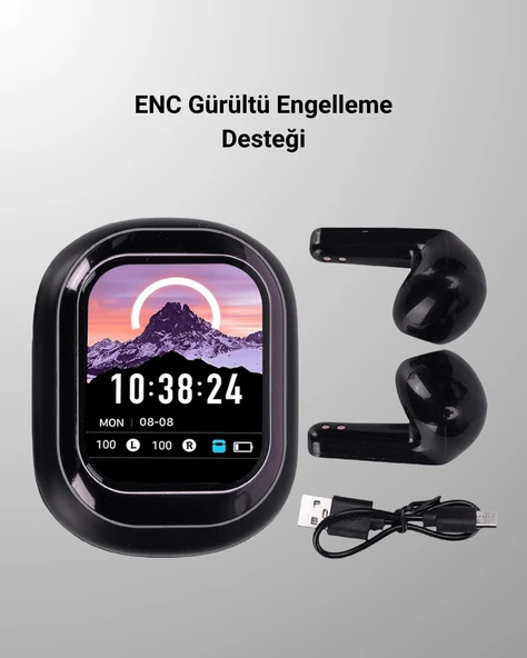 ENC Destekli Bluetooth 5.4 Kulaklık – EQ Ayarlı, Akıllı Kutulu - Resim 4