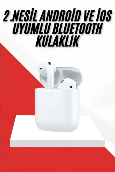 2. Nesil Bluetooth Android ve İOS Uyumlu Kablosuz Kulaklık Çağrı Cevaplama ürün görseli 1