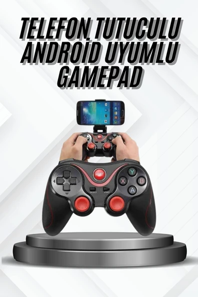 Yeni Nesil X3 Gamepad Android Uyumlu Telefon Tutucu Özellikli Joystick ürün görseli 1