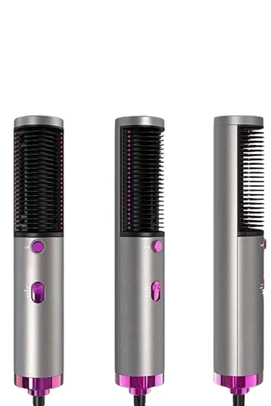 Saç Düzleştirici Fön Makinesi Saç Fırçası Profesyonel Üflemeli - Resim 2