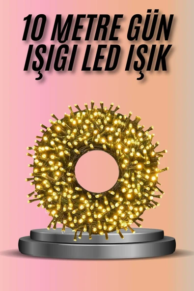 Dekoratif Aydınlatma Ampüllü 10 Metre Gün Işığı Şerit Led ürün görseli 1