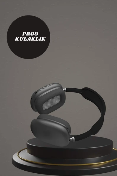 Kulak Üstü Kulaklık Pro9 ve Yeni Nesil Akıllı Saat Android ve İOS Uyumlu ANC Özelliği - Resim 2