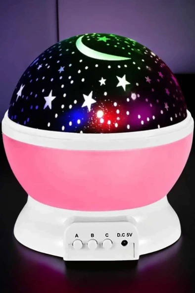 Çocuklara Özel Yıldızlı Gece Lambası - Resim 4