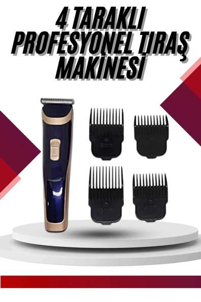 Tıraş Makinesi Vücut Tüy Kesme Kısaltma Şekillendirme Paslanmaz Çelik Bıçaklı ürün görseli 1