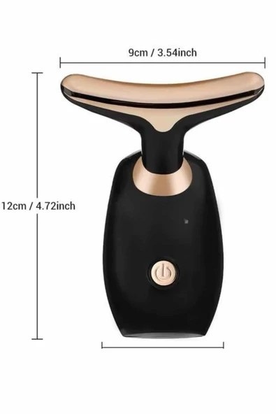 Kırışıklık Giderici Yüz Masaj Aleti Pilli Cilt Bakım Cilt Sıkılaştırma Derinlemesine Temizler - Resim 2