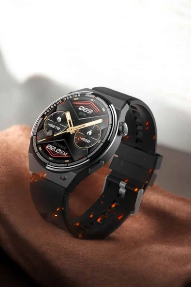 Akıllı Saat Dokunmatik Ekran Sesli Görüşme ve Bildirim Görme Sağlık Takibi - Resim 4