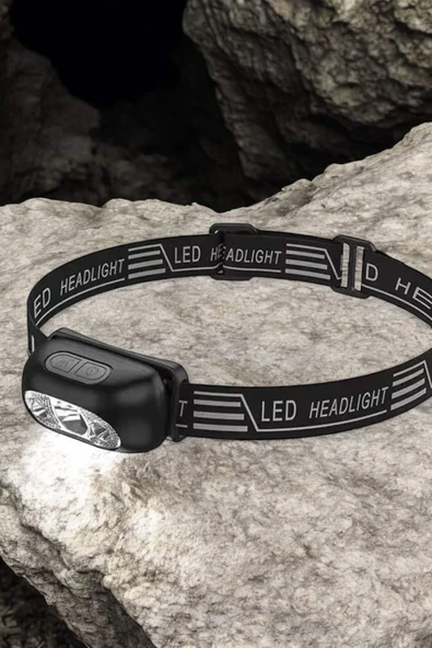 Kamp Lambası Led Işık Kafa Lambası Balıkçı Lambası Ayarlanabilir - Resim 2