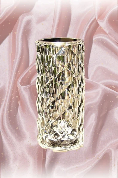 Sevgililer Günü İçin Hediye Kristal Lamba Sevgiliye Hediye USB Şarjlı Gece Lambası - Resim 3