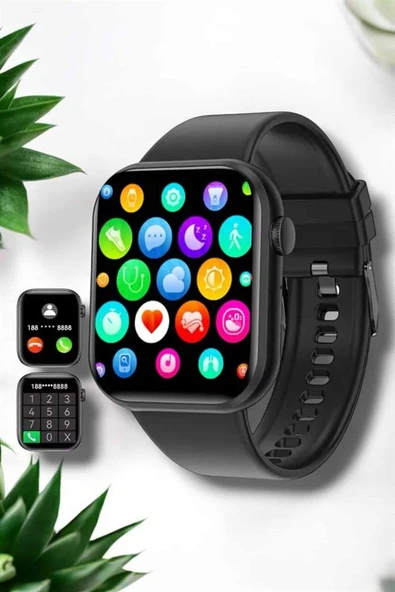 Akıllı Saat iOS ve Android ile Uyumlu Şık ve Çok Fonksiyonlu - Resim 2