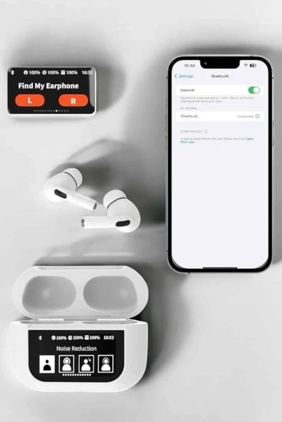 Bluetooth Kulaklık Kulakiçi Güçlü Ses Kaliteli Sesli Asistan - Resim 3