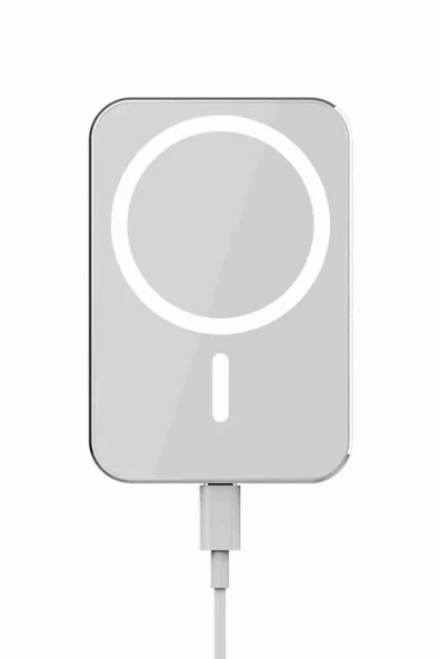 İOS Uyumlu Magsafe Kablosuz 15w Şarj Powerbank Magesafe - Resim 3