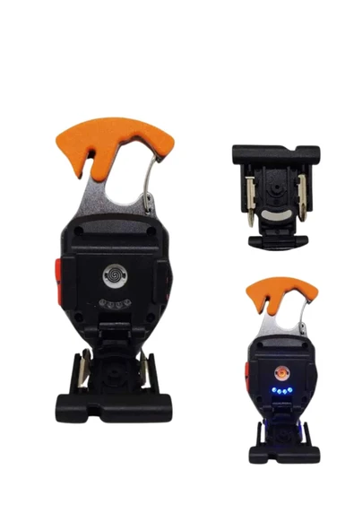 El Feneri LED Anahtarlık Çok Fonksiyonlu Mini Çakmak Özellikli - Resim 3