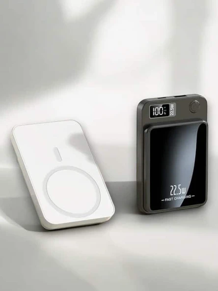 10.000 mAh Wireless Şarjlı Powerbank ürün görseli 1