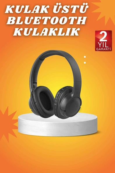 Kablosuz Bluetooth Kulaklık Kulak Üstü Mikrofonlu 5.0 Bluetooth ANC Özelliği ürün görseli 1