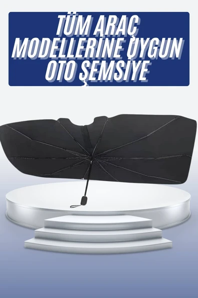 Oto Ön Cam Güneşliği Otomatik Katlanabilir Gölgelik Oto Cam Şemsiye ürün görseli 1