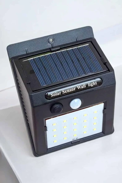 Solar Lamba Giriş, Bahçe Yol Avlu Hareket Sensörlü Led Parlak Gece Su Geçirmez - Resim 5