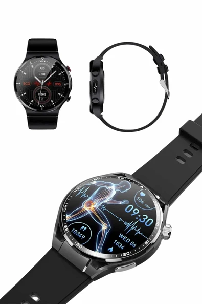 Amoled Ekran Akıllı Saat Üç Kordonlu İOS Android Uyumlu - Resim 3