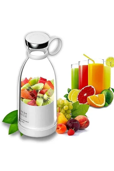 Meyve Sıkacağı Taşınabilir USB Elektrikli Blender Mini - Resim 2