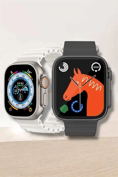 Kablosuz Şarjlı, Çağrı ve Müzik Kontrolü Sağlayan Akıllı Saat - Resim 3