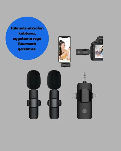 Küçük Boyutlu Mikrofon - 8 Saat Kullanım - Resim 4
