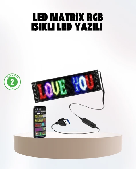 Şık ve Fonksiyonel RGB LED Panel Canlı Renk Yansımalı Işık Sistemi ürün görseli 1