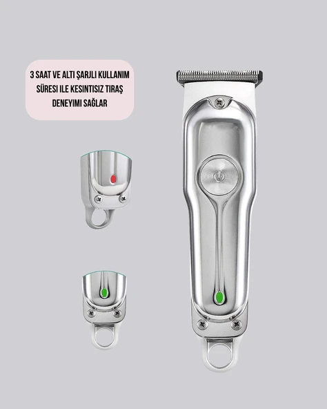 Yüksek Performanslı Erkek Saç Kesme Makinesi – Uzun Pil Ömrü ve Hassas Kesim - Resim 2
