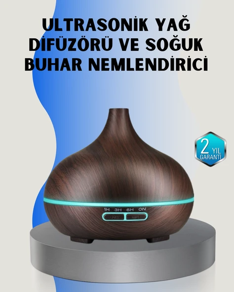Ev ve Ofis İçin Sessiz Ultrasonik Hava Nemlendirici ürün görseli 1