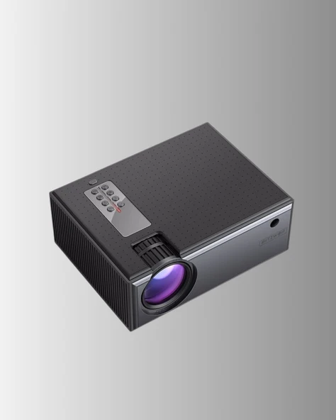 Yüksek Parlaklıkta Projeksiyon Cihazı – 1080p Destekli, Taşınabilir Ev Sineması Sistemi - Resim 3