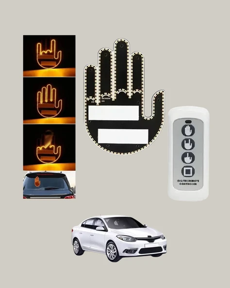 Uzaktan Kumandalı LED El Park Uyarı Cihazı 2025 Model A Kalite - Resim 2