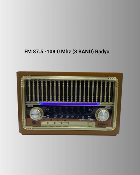 Kablosuz Bluetooth Hoparlör ve FM Radyo - Resim 3